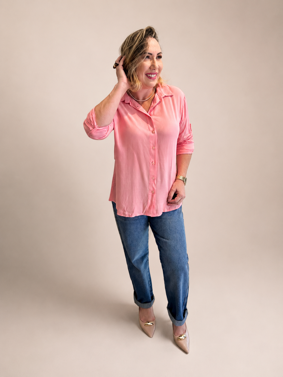 Camisa Valentina Rosa